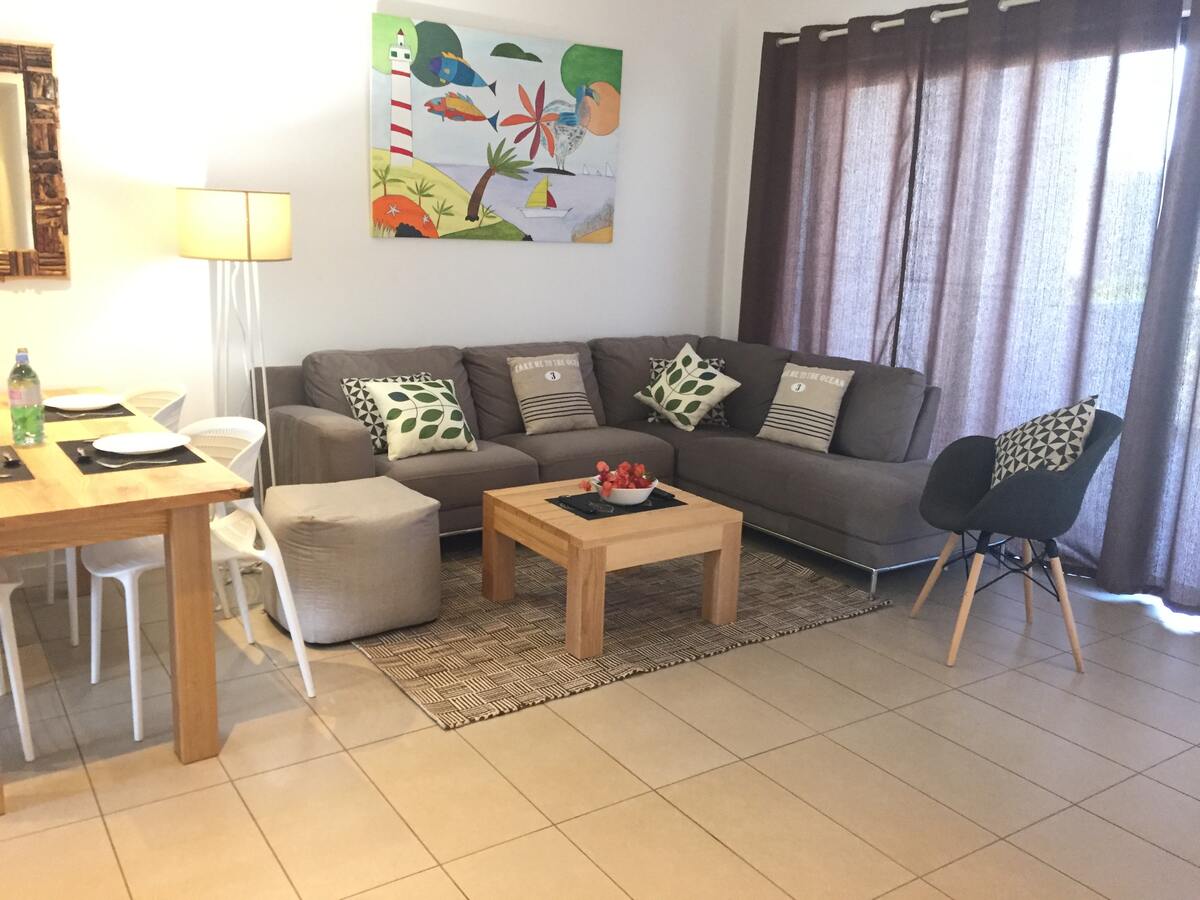 Appartement 3 chambres vue mer, plage privée, Roches Noires - Photo 19