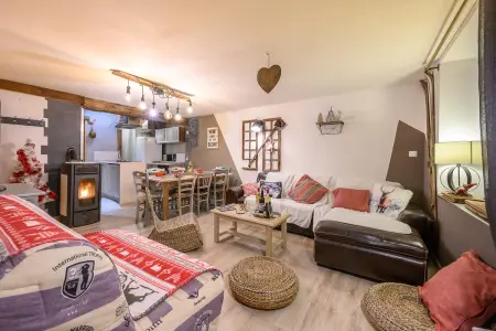 Appartement 3 chambres à Orcières, vue montagne et baignoire balnéo : photo 2