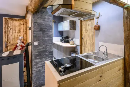 Appartement 3 chambres à Orcières, vue montagne et baignoire balnéo : photo 3