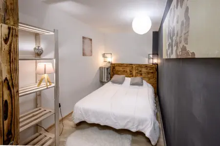 Appartement 3 chambres à Orcières, vue montagne et baignoire balnéo : photo 14