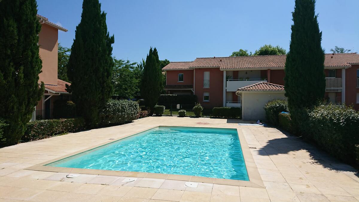 Appartement 3 étoiles à Dax, piscine été et terrasse - Photo 1