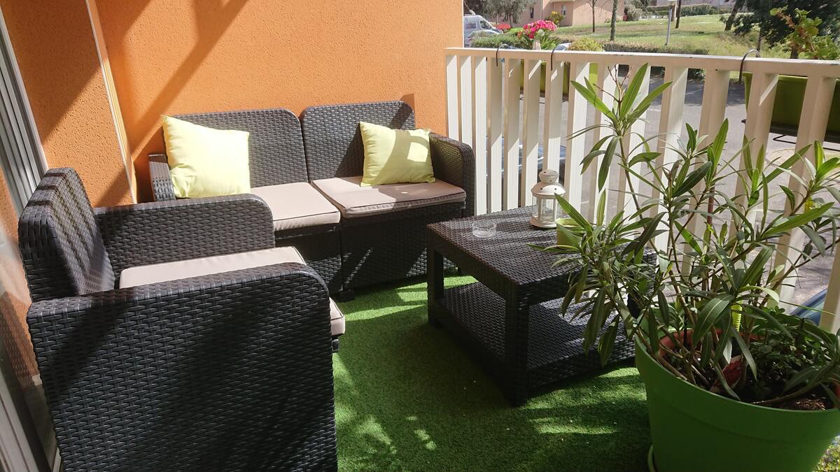 Appartement 3 étoiles à Dax, piscine été et terrasse - Photo 3