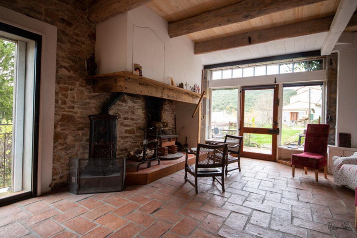 Maison 6 pers. à Faugères, terrasse vue montagne - Photo 28