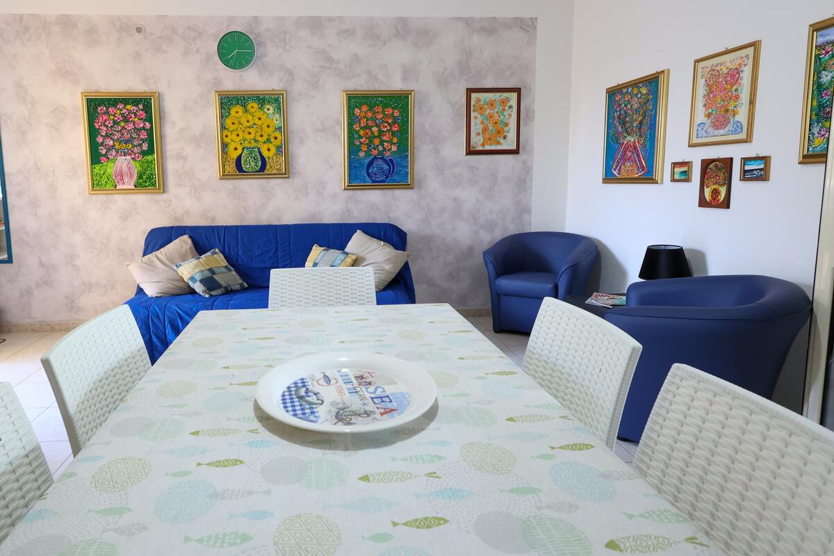 Appartement 8 pers. à Torre Pali, jardin clôturé et terrasse - Photo 4