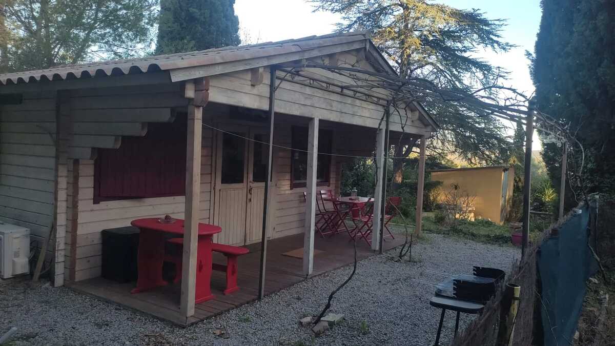 Chalet 4 pers. à Poussan, jardin privé et barbecue - Photo 5