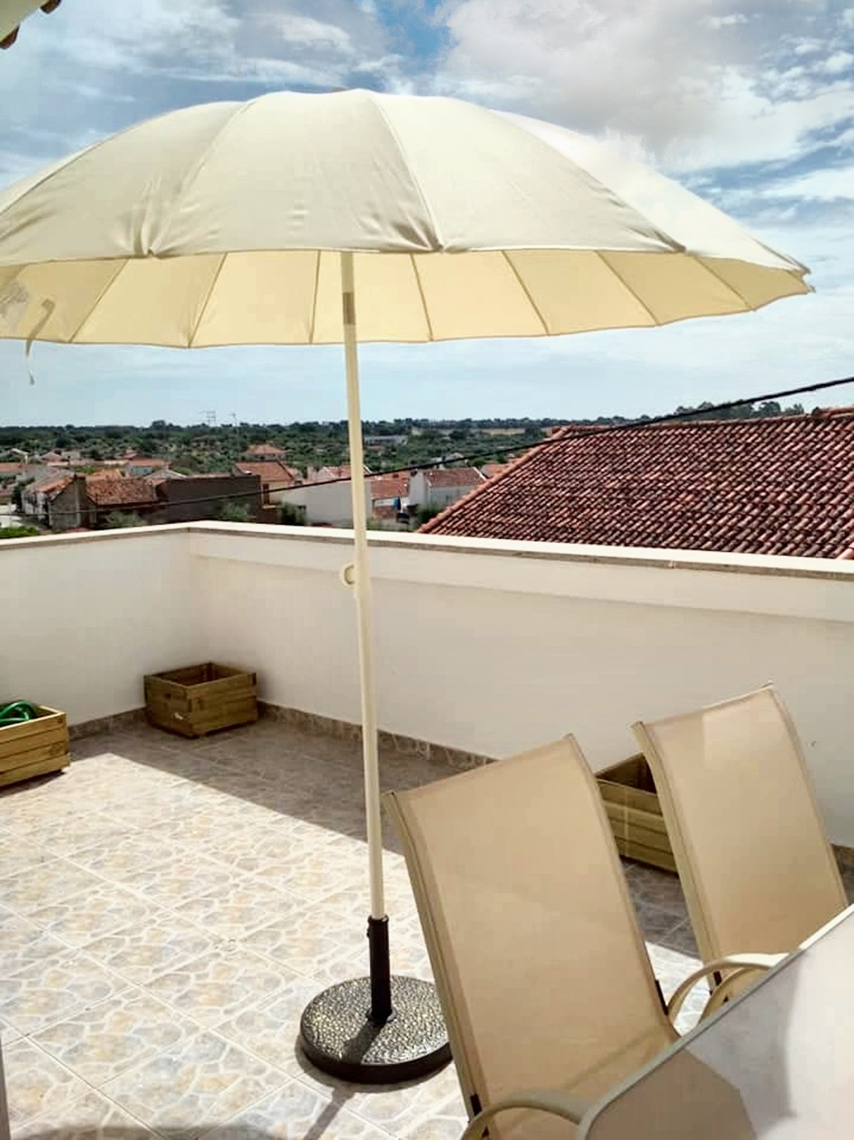 Maison de campagne Zebreira, terrasse avec vue et cheminée - Photo 2
