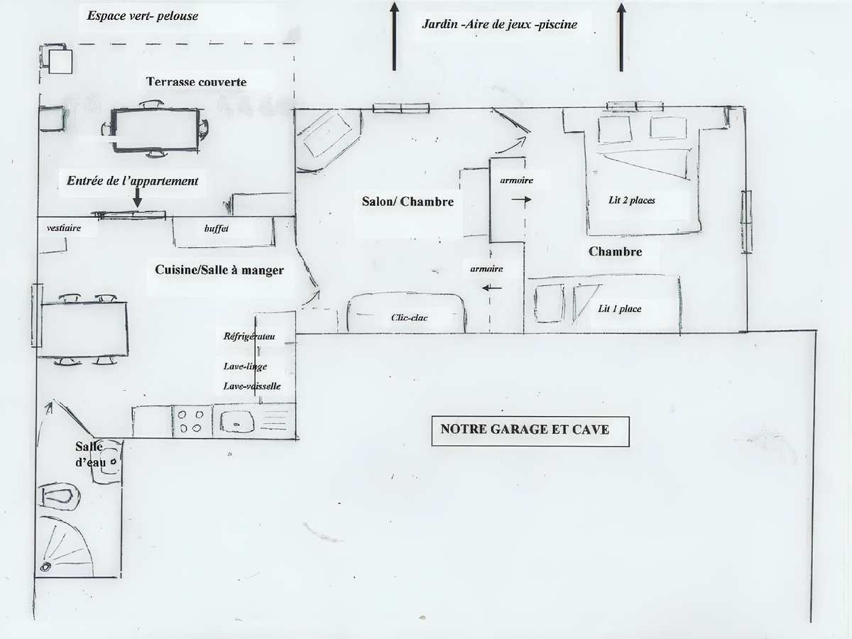 Appartement 6 pers. à Selonnet, piscine et vue montagnes - Photo 15