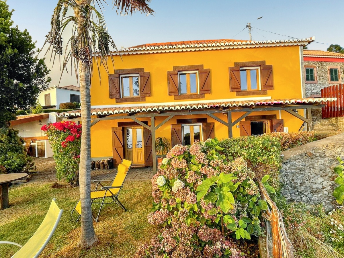Maison vue mer à Fajã da Ovelha avec terrasse et barbecue - Photo 1