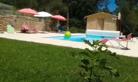 Villa familiale avec piscine chauffée à Chassiers, sud Ardèche : photo 13