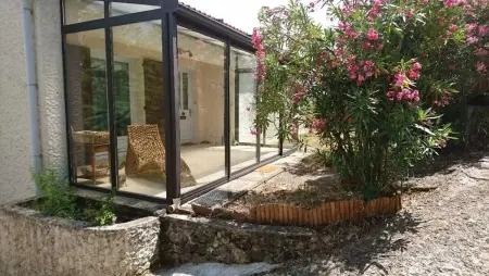 Villa familiale avec piscine chauffée à Chassiers, sud Ardèche : photo 15