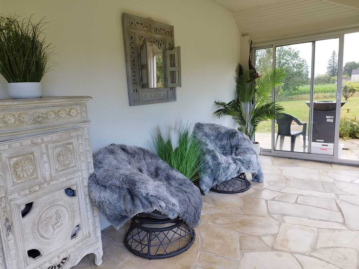 Maison 130 m² à Paimpont, 8 pers, jardin clôturé - Photo 4