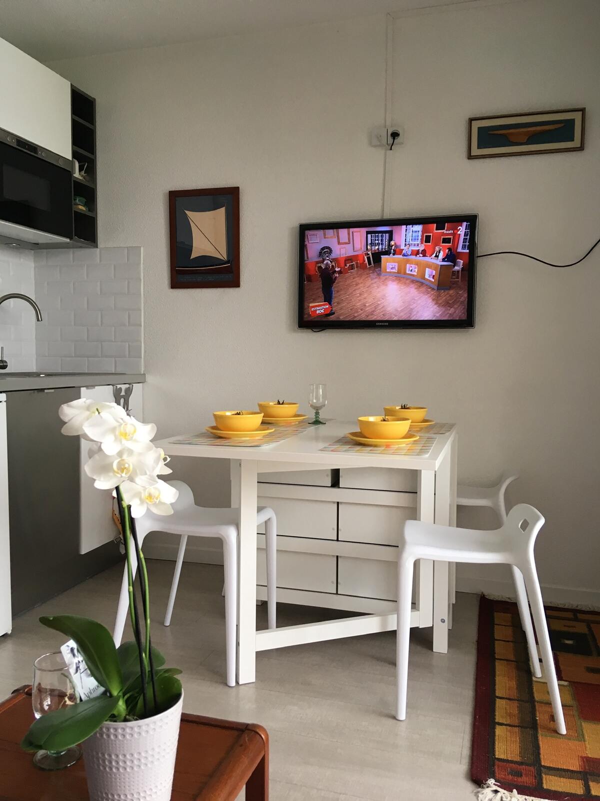 Appartement 30 m² balcon vue mer et piscine - Guérande - Photo 4