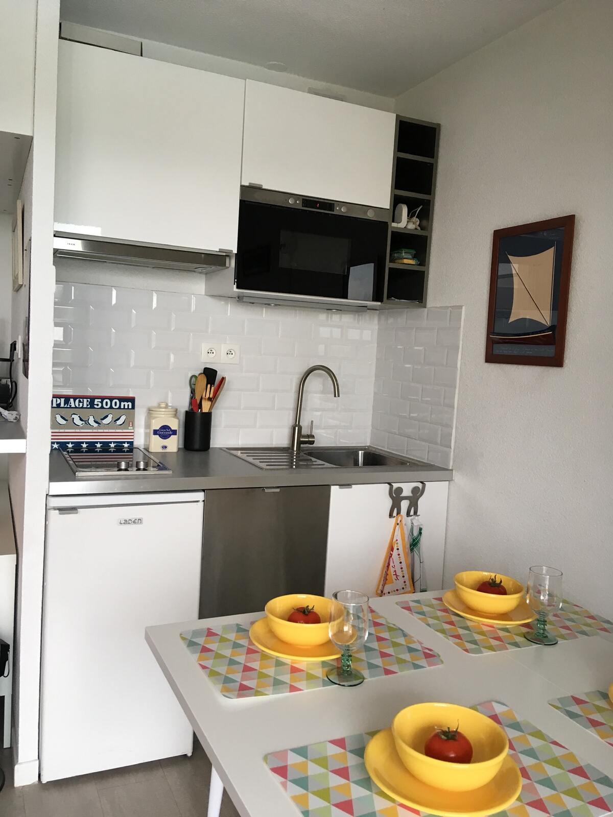 Appartement 30 m² balcon vue mer et piscine - Guérande - Photo 7
