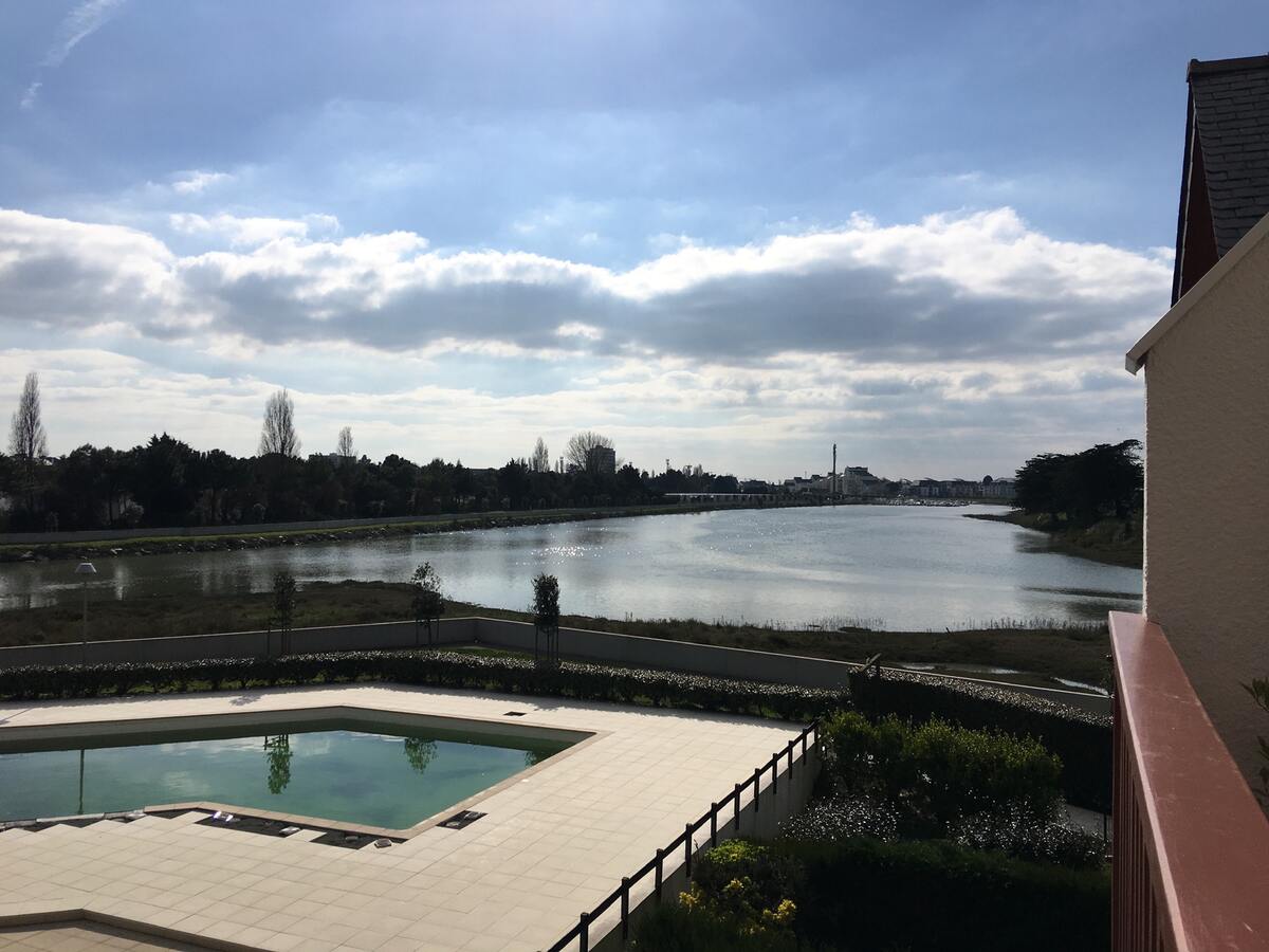Appartement 30 m² balcon vue mer et piscine - Guérande - Photo 14