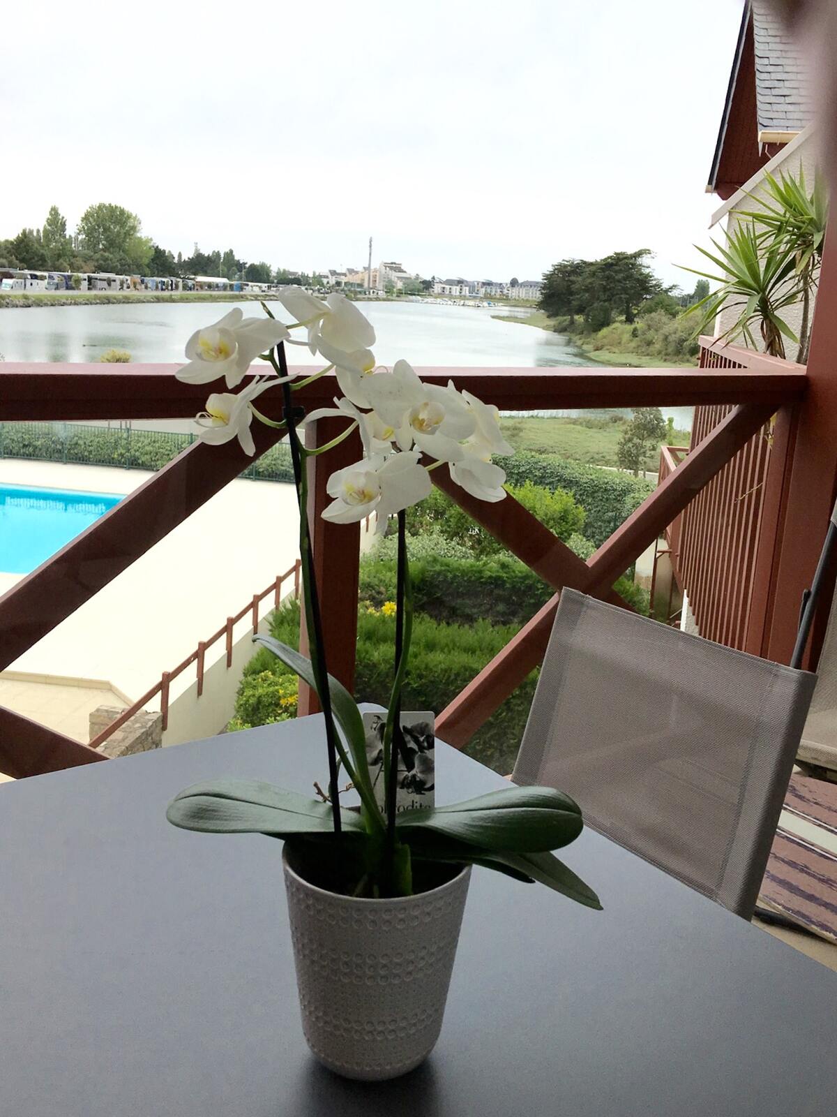 Appartement 30 m² balcon vue mer et piscine - Guérande - Photo 17