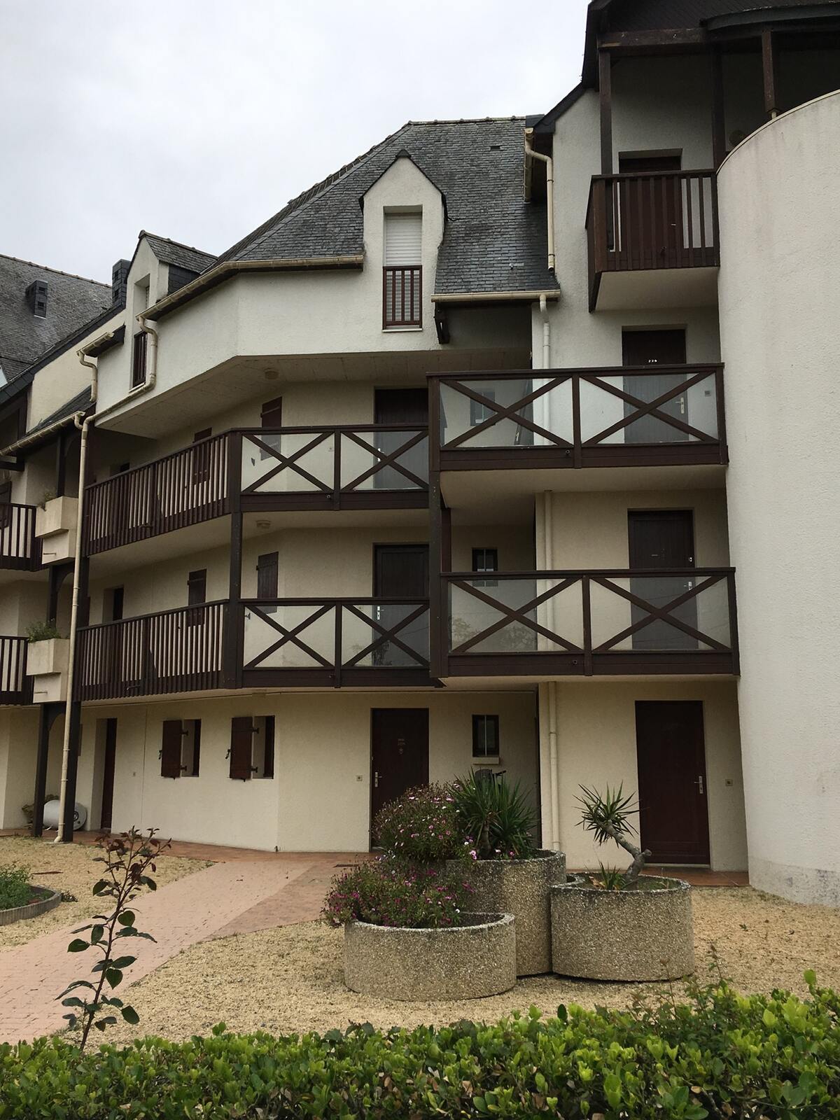Appartement 30 m² balcon vue mer et piscine - Guérande - Photo 20