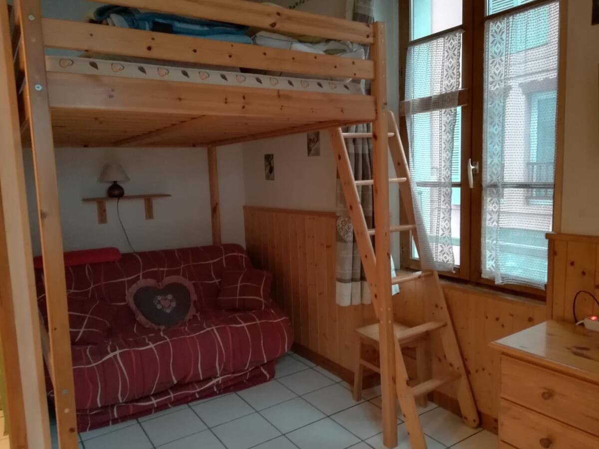 Studio 23m² Saint-Gervais-les-Bains, balcon vue montagne - Photo 2