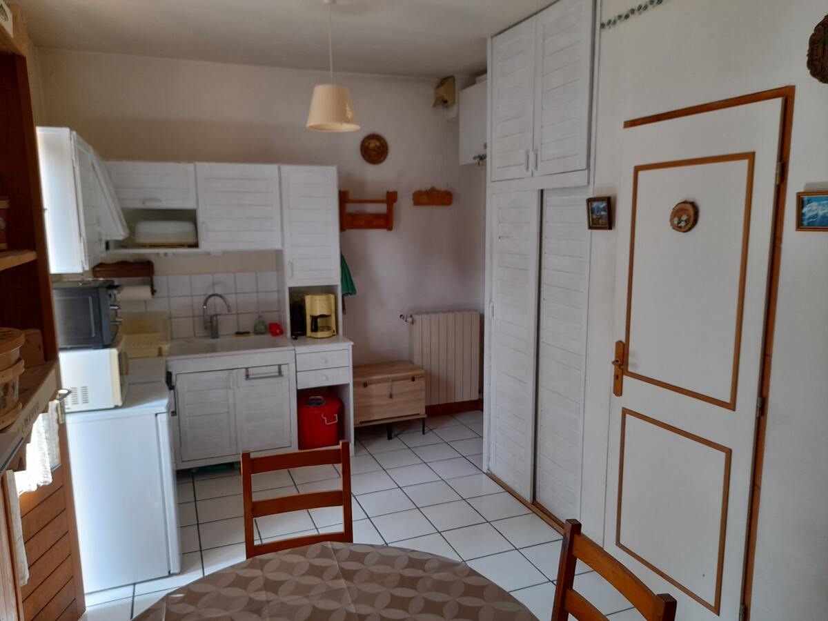 Studio 23m² Saint-Gervais-les-Bains, balcon vue montagne - Photo 3