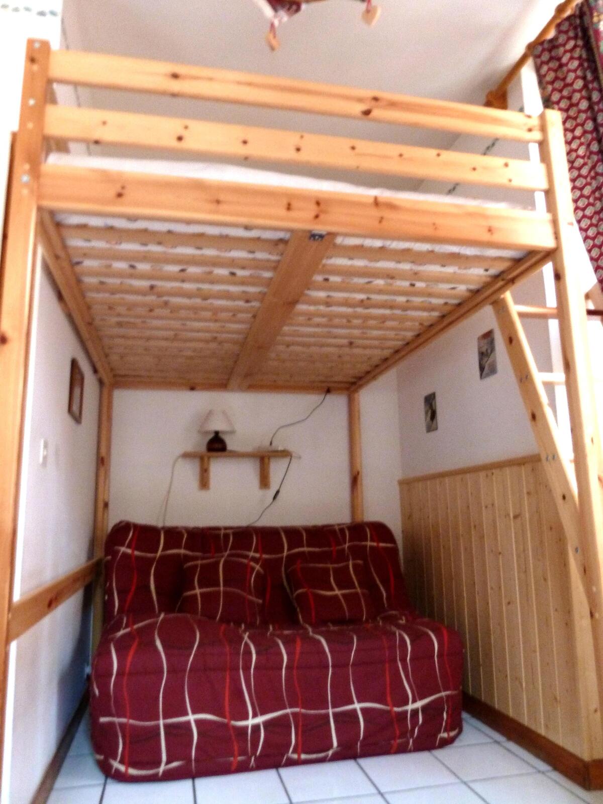 Studio 23m² Saint-Gervais-les-Bains, balcon vue montagne - Photo 9
