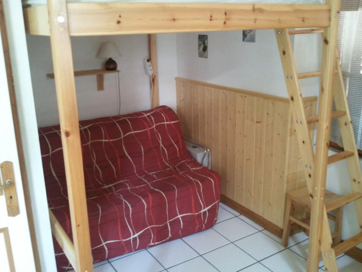 Studio 23m² Saint-Gervais-les-Bains, balcon vue montagne - Photo 10
