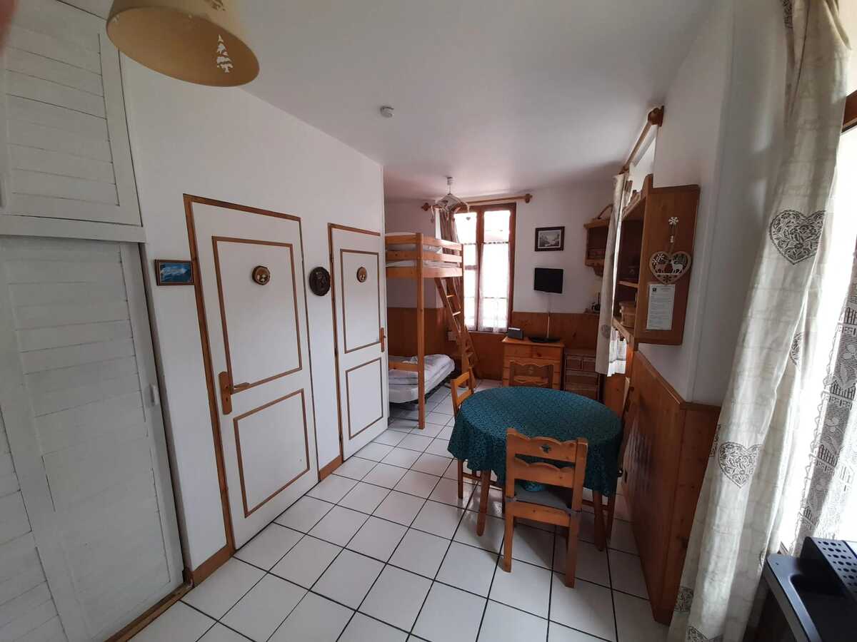Studio 23m² Saint-Gervais-les-Bains, balcon vue montagne - Photo 11