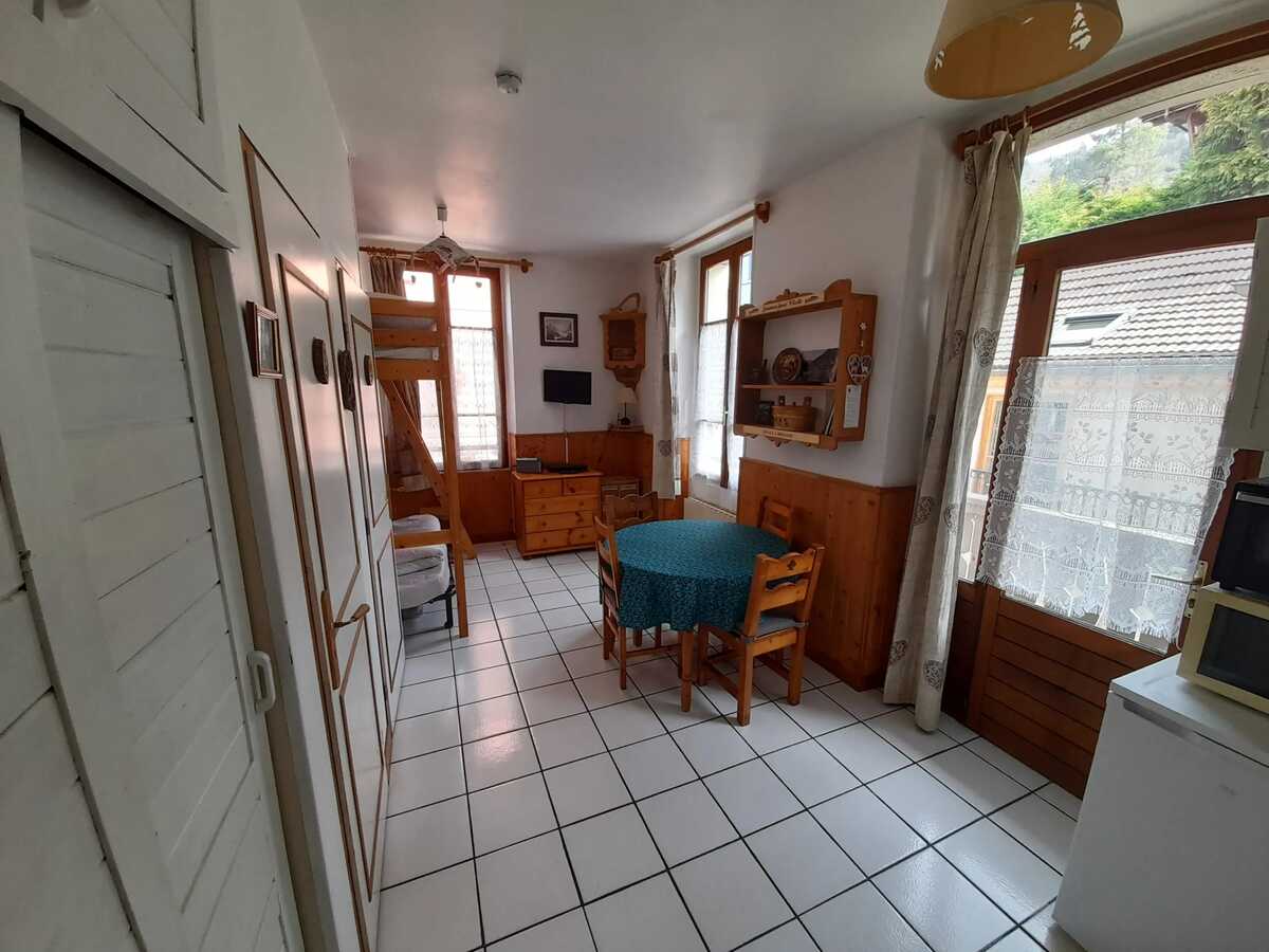 Studio 23m² Saint-Gervais-les-Bains, balcon vue montagne - Photo 12