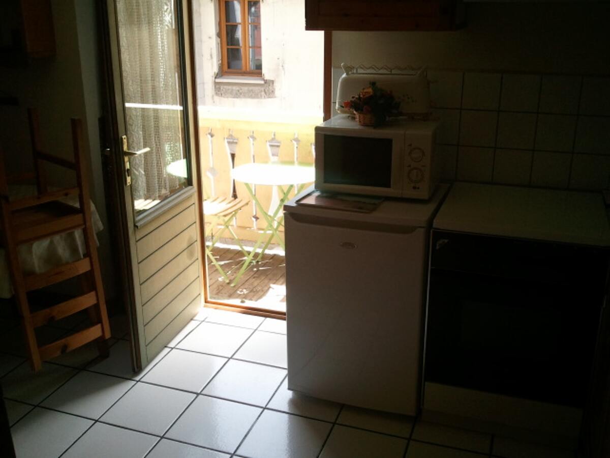 Studio 23m² Saint-Gervais-les-Bains, balcon vue montagne - Photo 14