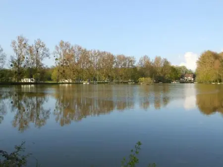 Villa 14 chambres à Courtenay : jardin clôturé et vue sur lac : photo 14