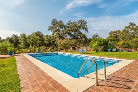 Villa avec piscine privée et vue montagne à Cortegana : photo 13