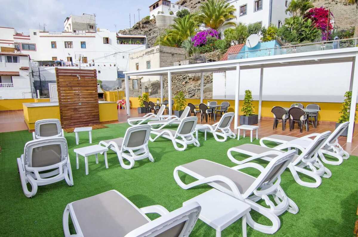 Appartement vue mer à Puerto de Mogán, terrasse dernière étage - Photo 11