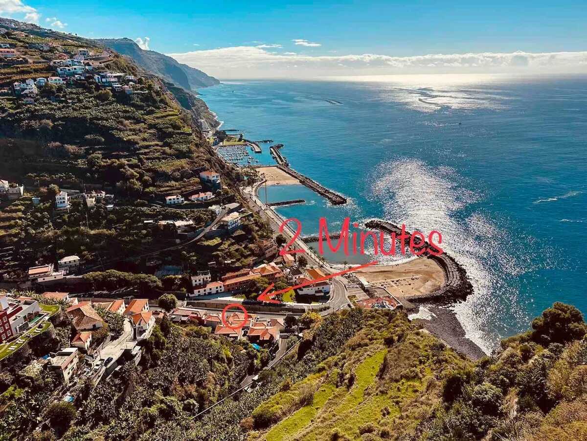 Maison vue mer à Estreito da Calheta, 3 chambres - Photo 40