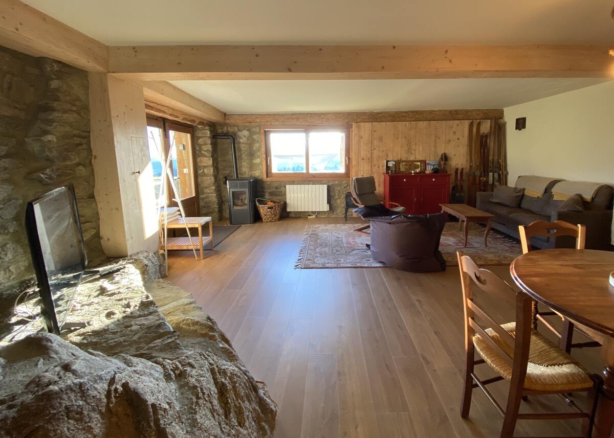 Maison 13 personnes, 5 chambres à La Llagonne avec vue montagne - Photo 4