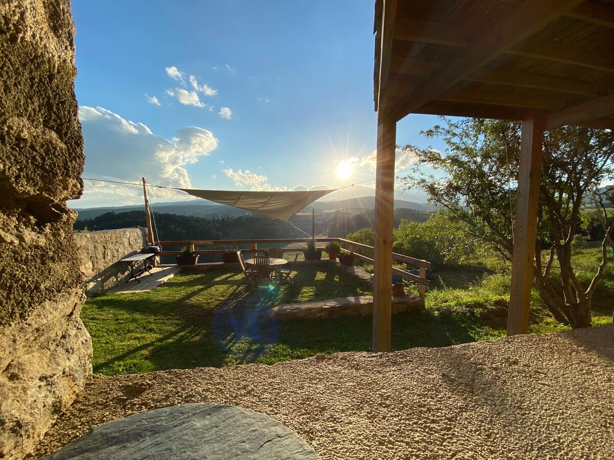 Maison 13 personnes, 5 chambres à La Llagonne avec vue montagne - Photo 8