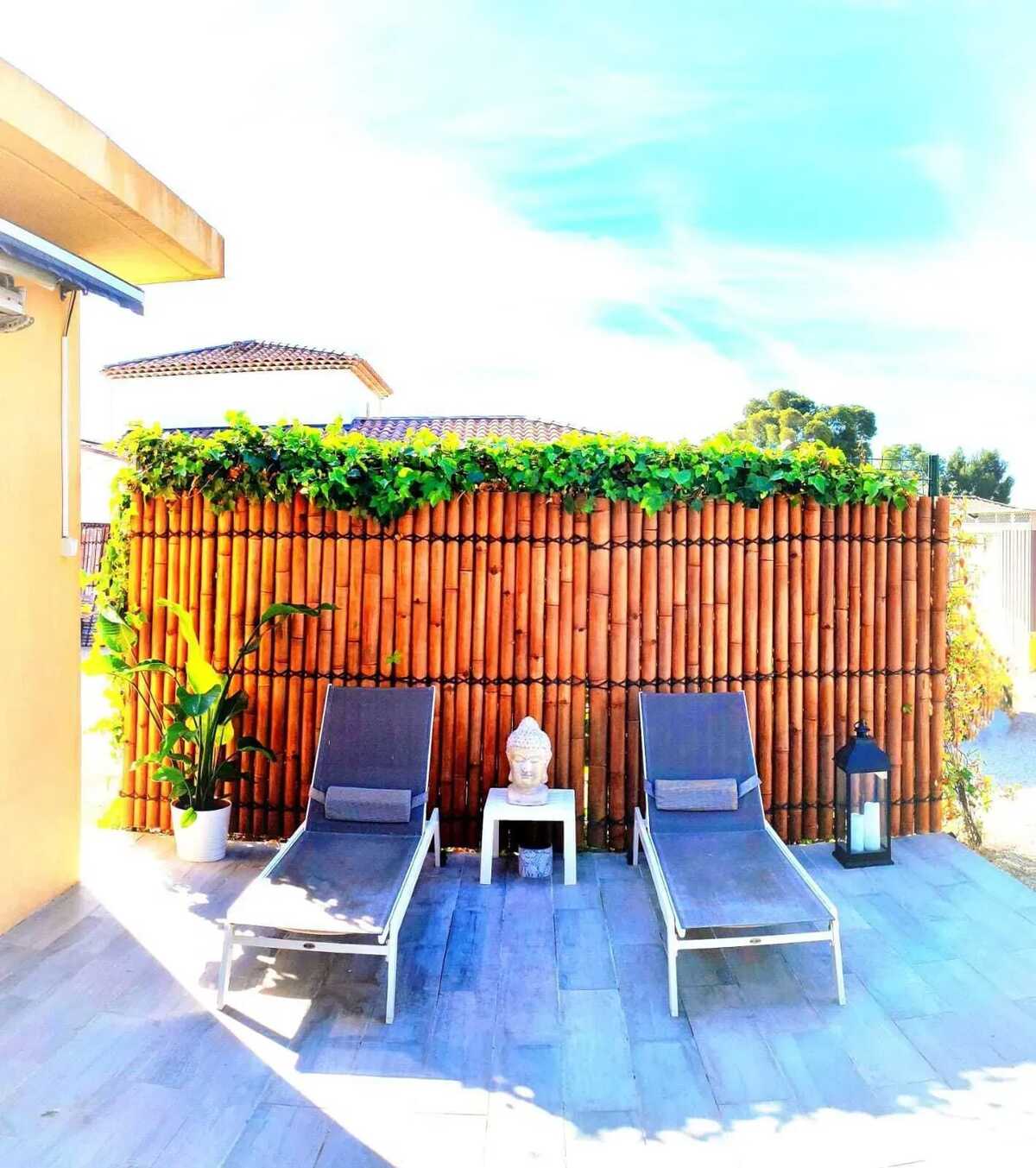 Maison 6 personnes à La Ciotat, terrasse et jardin privé - Photo 17