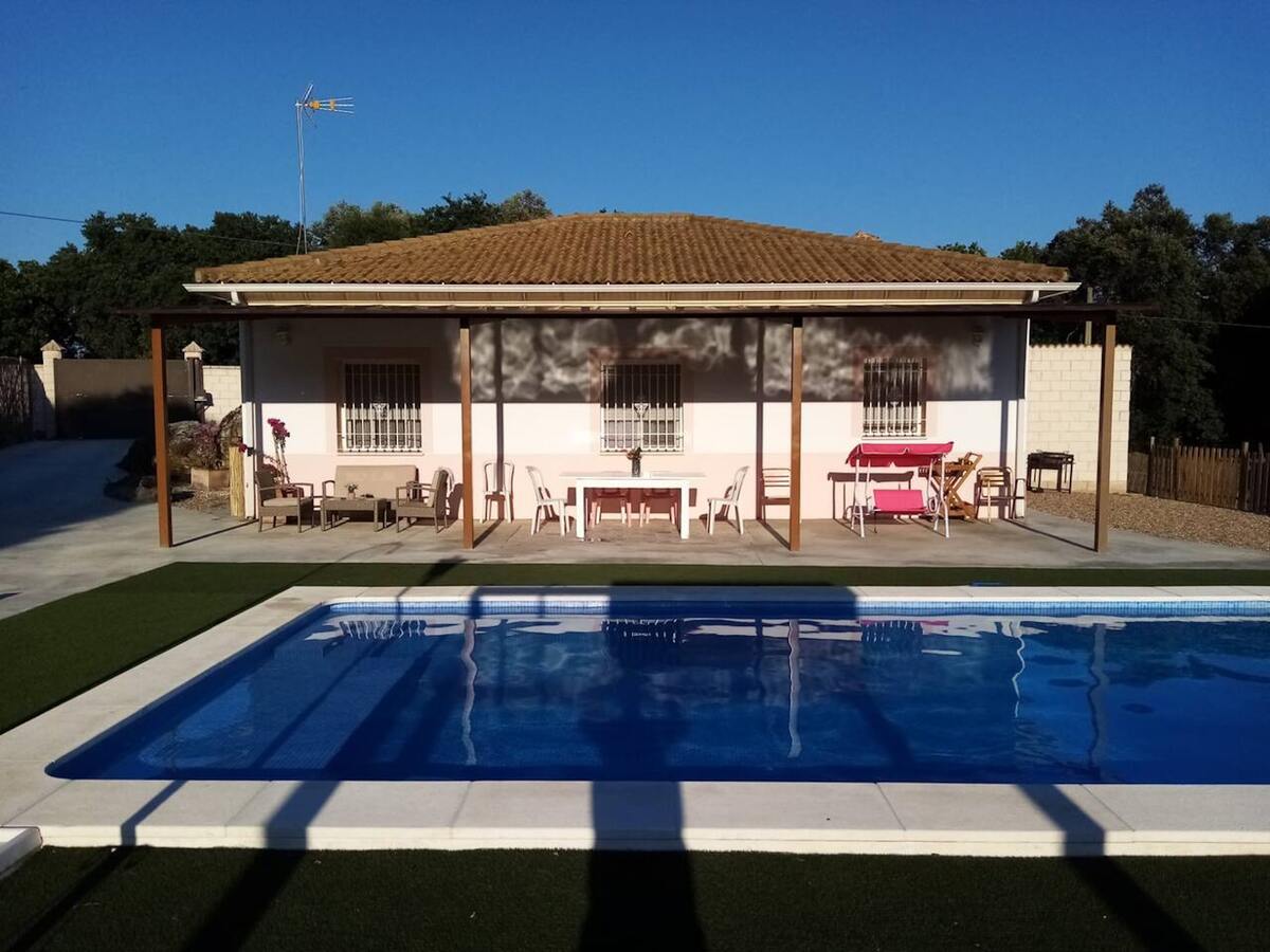 Chalet 9 pers. piscine toute l'année à Almodóvar del Río - Photo 8