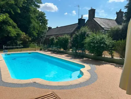 Villa en campagne à Langoëlan - Piscine privée - Photo 8