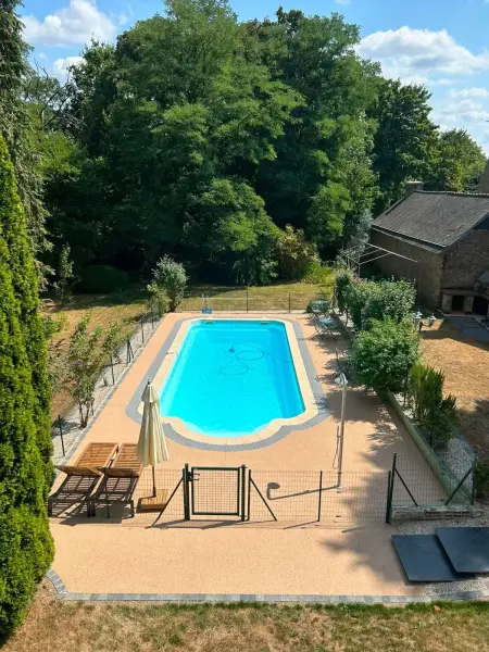 Villa en campagne à Langoëlan - Piscine privée - Photo 13