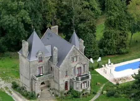 Villa en campagne à Langoëlan - Piscine privée - Photo 14