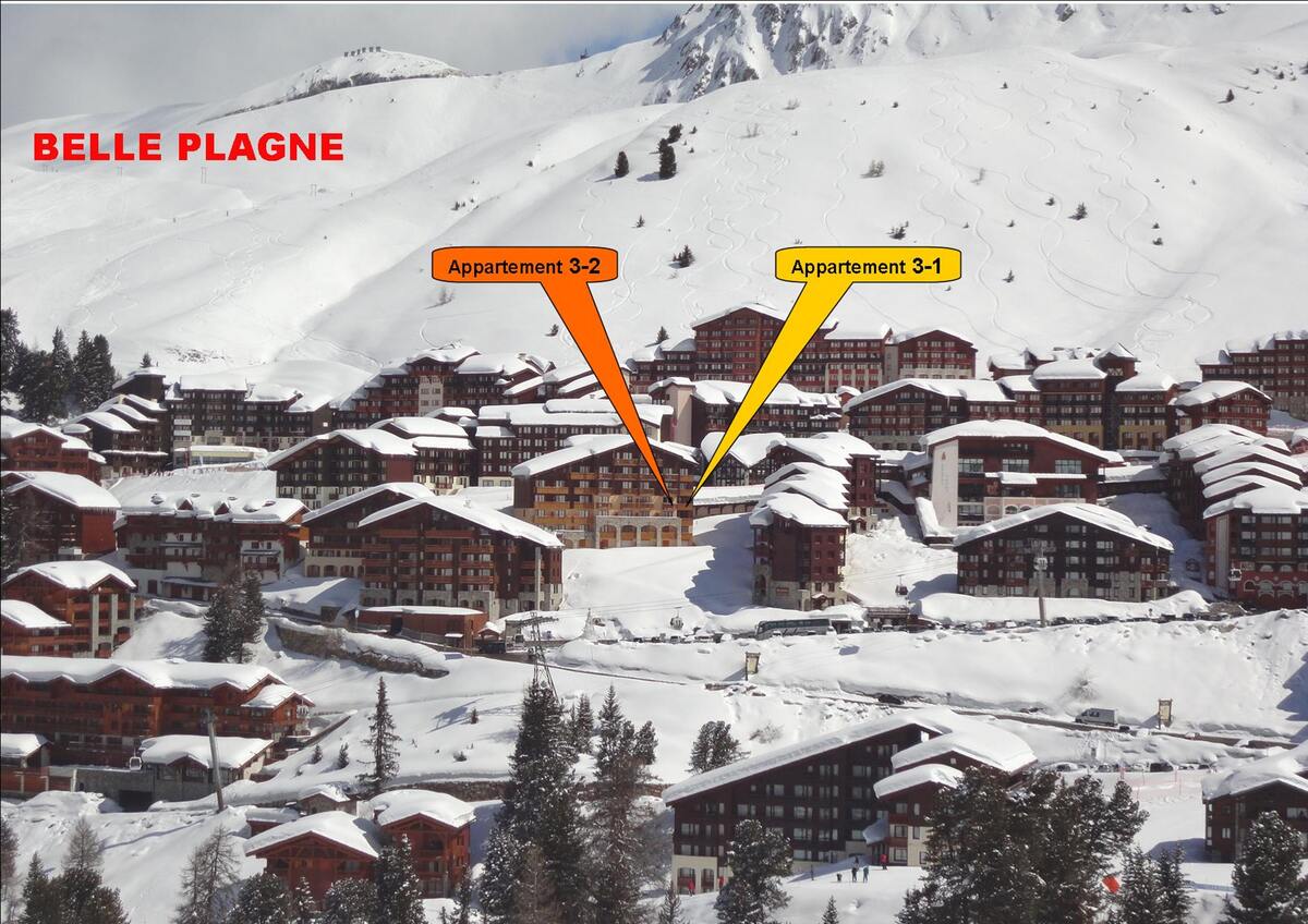 Appartement 34 m² avec balcon montagne à La Plagne - Photo 8