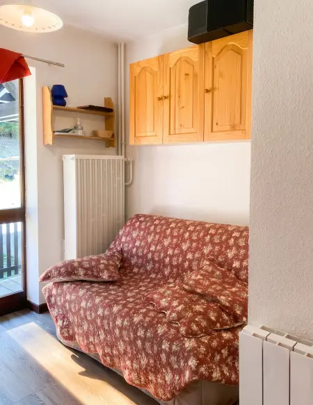 Studio avec balcon et vue montagne aux Belleville, 4 pers. : photo 8