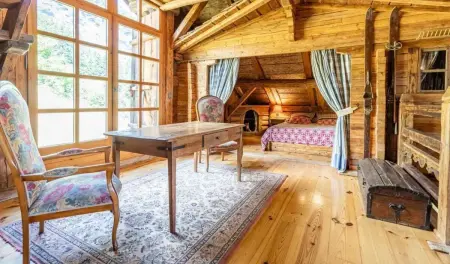 Chalet spacieux à Saint-Nicolas-la-Chapelle avec cheminée - Photo 33