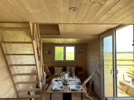 Chalet avec terrasse et jardin à Sainte-Marie-du-Mont, 2 chambres : photo 5