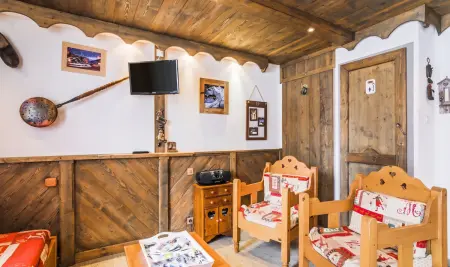 Appartement 40 m² vue montagne, machines raclette et fondue, Les Belleville : photo 5