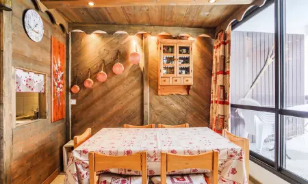 Appartement 40 m² vue montagne, machines raclette et fondue, Les Belleville : photo 6