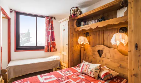 Appartement 40 m² vue montagne, machines raclette et fondue, Les Belleville : photo 10