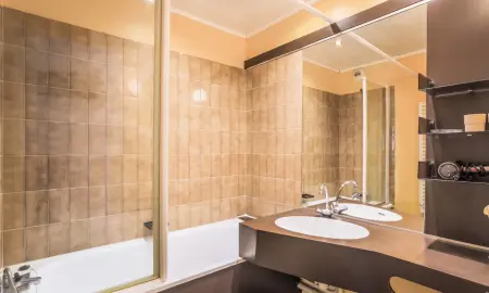 Appartement 40 m² vue montagne, machines raclette et fondue, Les Belleville : photo 12