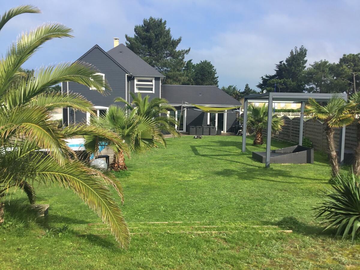 Villa 5 chambres avec piscine privée chauffée à Bretteville-sur-Ay - Photo 3