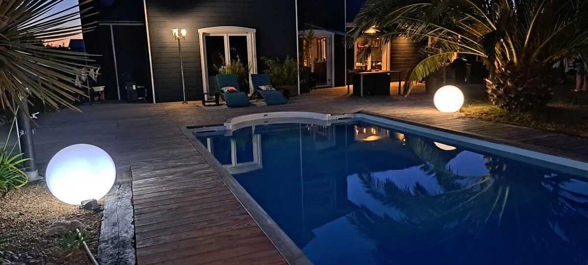 Villa 5 chambres avec piscine privée chauffée à Bretteville-sur-Ay - Photo 7