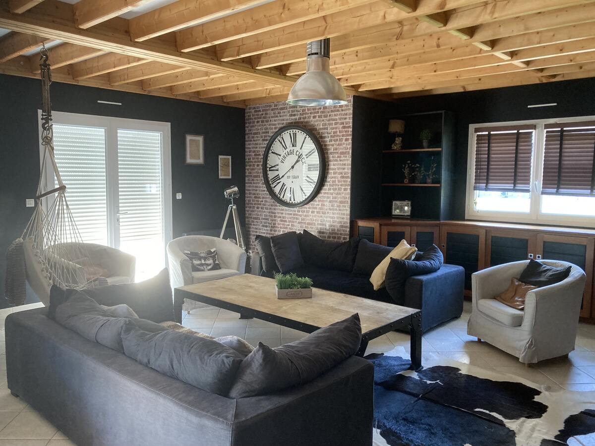 Villa 5 chambres avec piscine privée chauffée à Bretteville-sur-Ay - Photo 13