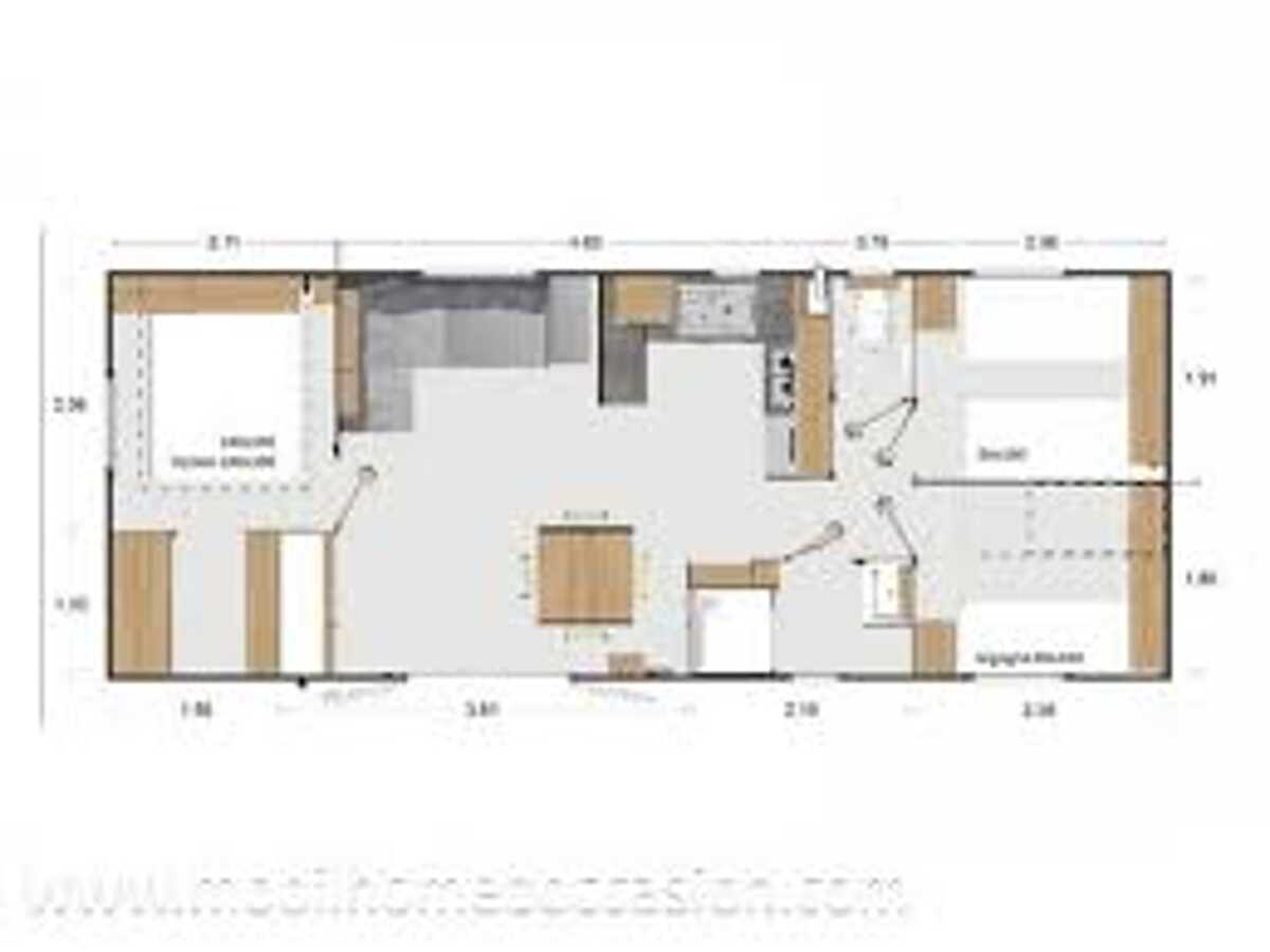 Bungalow 3 chambres avec piscine partagée à Saint-Julien-en-Born - Photo 14